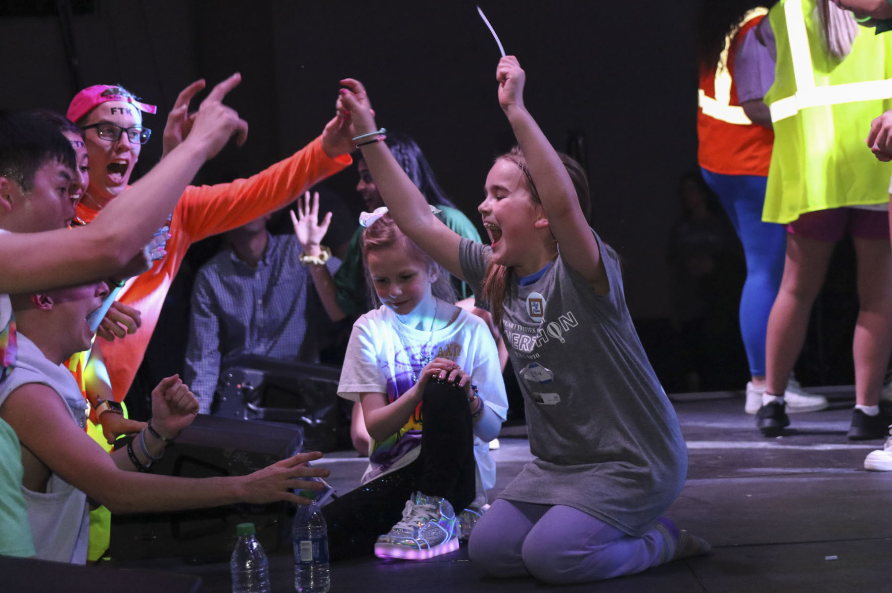Miracle kid and students